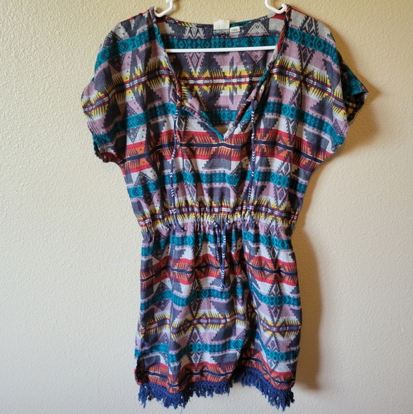 ROXY Pendelton Dress Coverup, Large - Picture 1 of 9